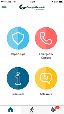 LiveSafe app mobile view
