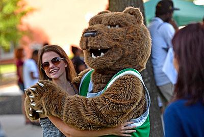 Student with General Grizzly.