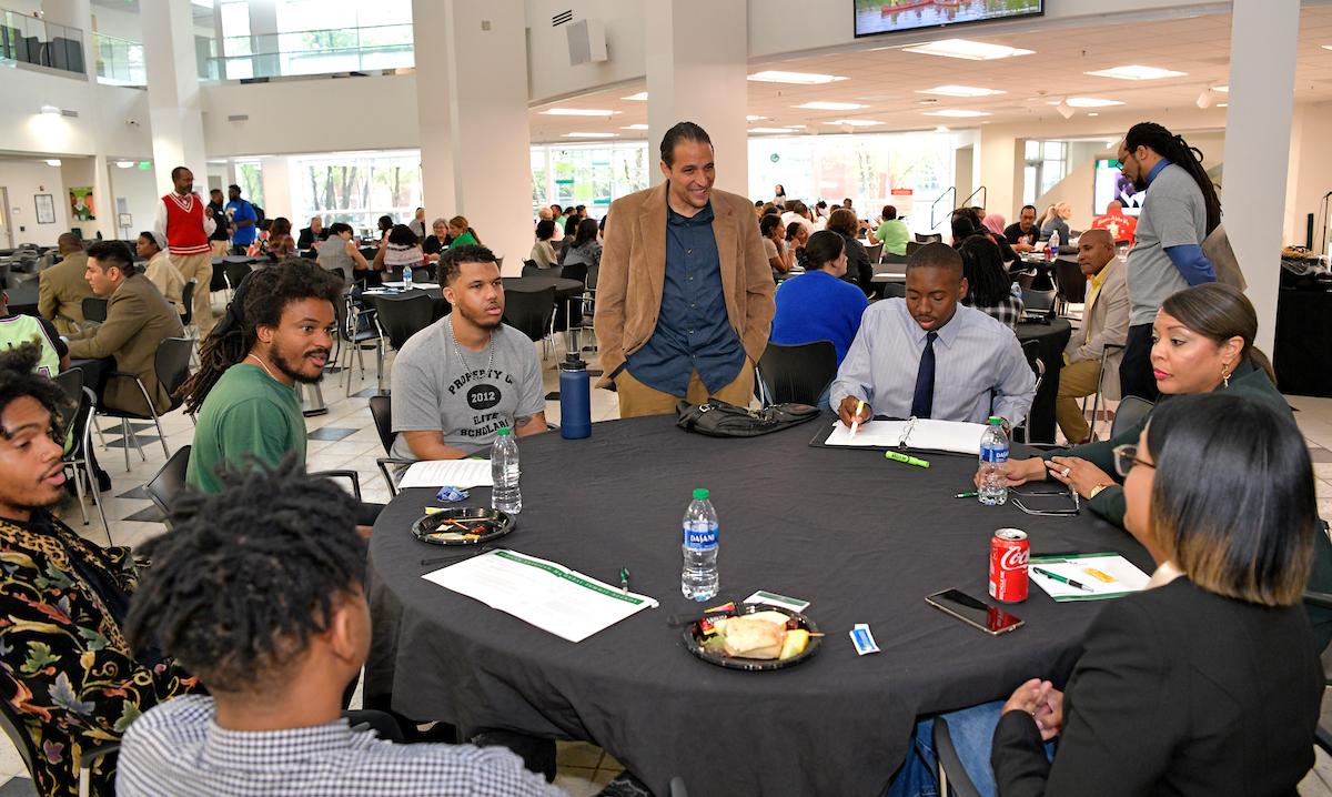 Participants at the Inaugural African American Male Initiative (AAMI) Summit