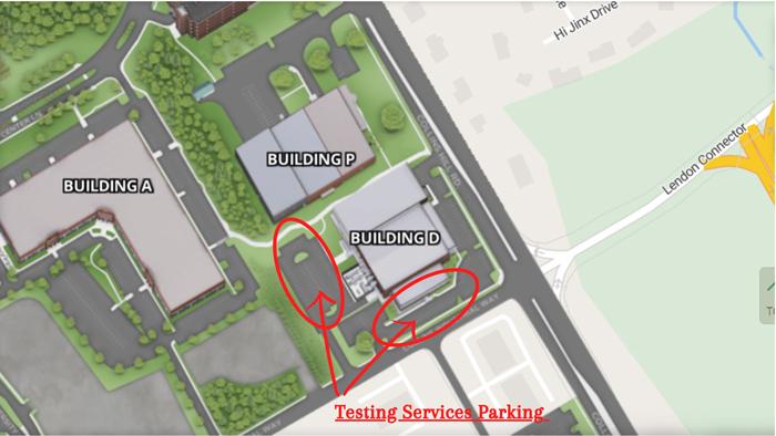 Testing Services Parking