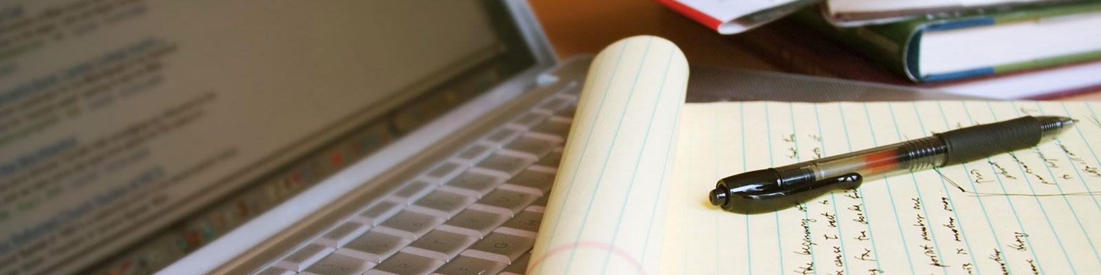 notepad and pen notepad and pen