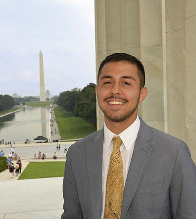 Political science major interning in Washington DC